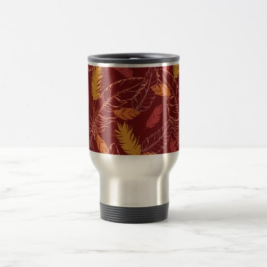 Fall Feathers Travel Mug トラベルマグ (中央)