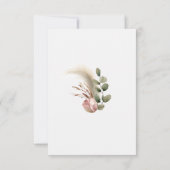 Fall Floral Maid of Honor Proposal Photo Card 招待状 (裏面)