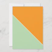 Fall Floral 'Off the Market' Bridal Shower  招待状 (裏面)