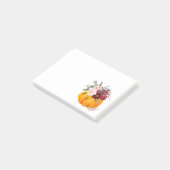 fall, floral, pumpkin notes ポストイット (アングル)