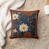 Fall Florals Farmhouse Boho - エレガント クッション (ブランケット)