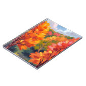 Fall Foliage | Autumn Leaves Watercolor Nature ノートブック (左側)