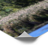 Fall Foliage Bordering A Marsh Orton Effect ポスター (角)