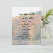 Fall Foliage Pond Nature  招待状 (スタンド正面)