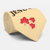 "Fall for Jesus" Autumn Christian ネクタイ (ロール)