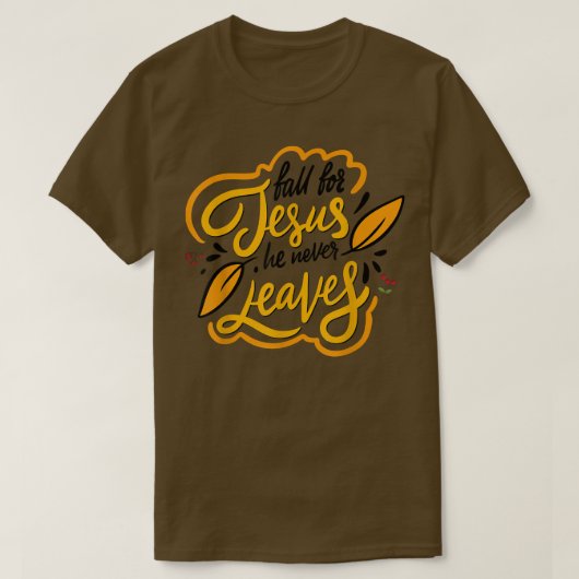 Fall For Jesus, Autumn Gift Tシャツ (デザイン正面)
