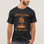 Fall For Jesus He Never Leaves Christian Faith Cro Tシャツ (正面)