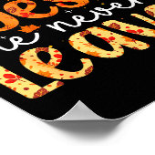 Fall For Jesus He Never Leaves Retro Autumn Thanks ポスター (角)