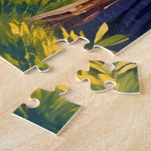 Fall Forest Path | Autumn Foliage Watercolor ジグソーパズル (側面)