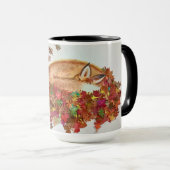 Fall Fox coffee mug マグカップ (正面右)