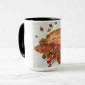 Fall Fox coffee mug マグカップ (正面左)