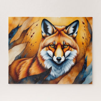 Fall Fox Painting ジグソーパズル