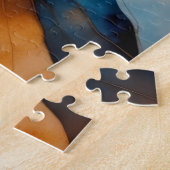 Fall Fox Painting ジグソーパズル (側面)