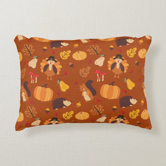 Fall Friends アクセントクッション (正面)