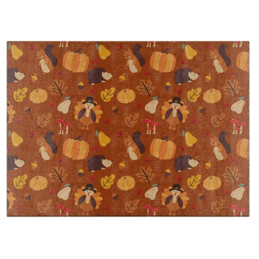 Fall Friends カッティングボード (正面)