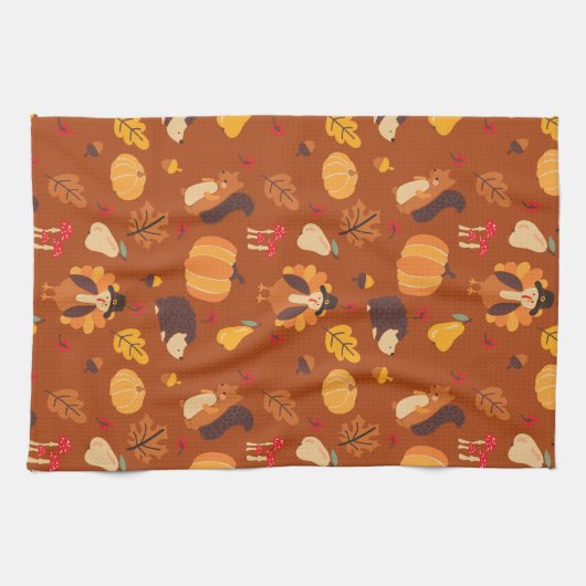 Fall Friends キッチンタオル (横)