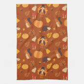 Fall Friends キッチンタオル (縦)