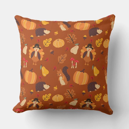 Fall Friends クッション (正面)