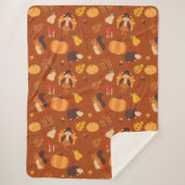 Fall Friends シェルパブランケット (正面)