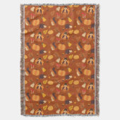 Fall Friends スローブランケット (正面縦)
