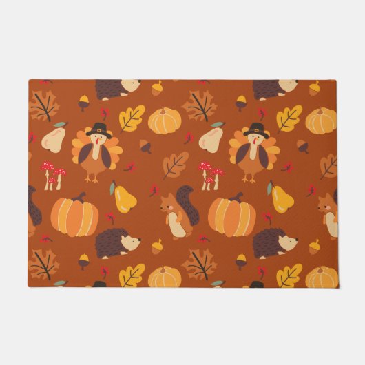 Fall Friends ドアマット (正面)