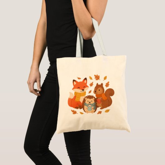 Fall Friends ~森のあったかトート~ トートバッグ (正面(商品))