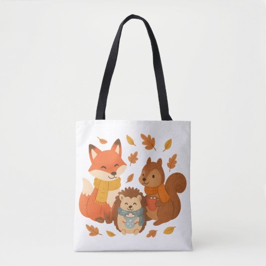 Fall Friends ~森のあったかトート~ トートバッグ (正面)