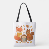 Fall Friends ~森のあったかトート~ トートバッグ (裏面)