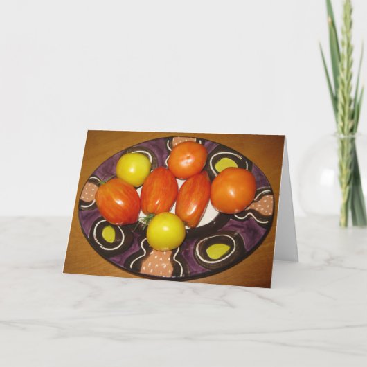 Fall Fruits- Folded Greeting Card カード (正面)