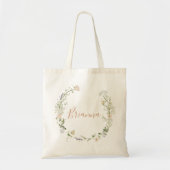 Fall Garden Wildflower Bridesmaid Tote Bag トートバッグ (正面)