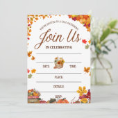Fall Gathering Celebration Design 招待状 (スタンド正面)