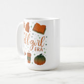 Fall girl era Mug, Autumn girl shirt gift ,TS12 コーヒーマグカップ (正面左)