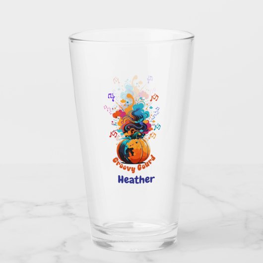 Fall glass tumbler  タンブラーグラス (正面)