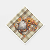 Fall Gnome  スタンダードランチョンナプキン (角)