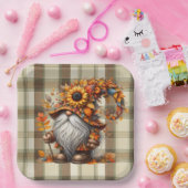 Fall Gnome  ペーパープレート (パーティー)