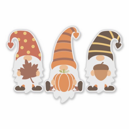 Fall Gnomes シール (正面)
