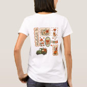 Fall Goose Shirt | 可愛い秋のTシャツ Tシャツ (裏面)