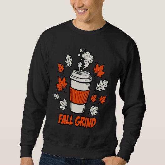 Fall Grind Autumn Hustle Tee スウェットシャツ (正面)