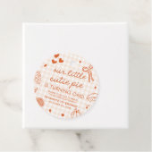 Fall Hand Drawn A Little Cutie Pie 1st Birthday フェイバータグ (インサイチュ)