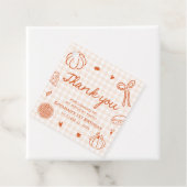 Fall Hand Drawn A Little Cutie Pie 1st Birthday フェイバータグ (インサイチュ)