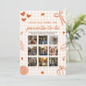 Fall Hand Drawn How Old Were The Parents Game 招待状 (スタンド正面)