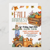 Fall Harvest Festival Invitation Card 招待状 (正面/裏面)