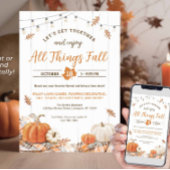 Fall Harvest Party All Things Fall Invitation 招待状