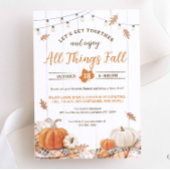 Fall Harvest Party All Things Fall Invitation 招待状