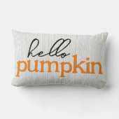 Fall Hello Pumpkin ランバークッション (裏面)