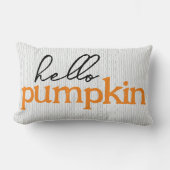 Fall Hello Pumpkin ランバークッション (正面)
