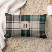 Fall Home Decor Plaid Custom Name Couch Pillows ランバークッション (ブランケット)