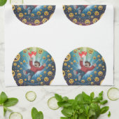 Fall in bubble  キッチンタオル (折り畳み)