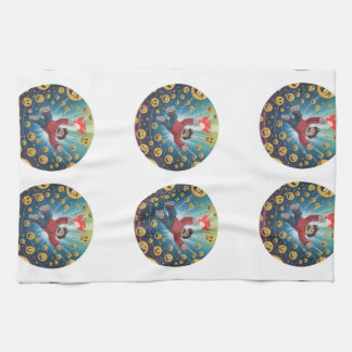 Fall in bubble  キッチンタオル