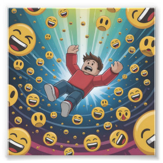 Fall in bubble  フォトプリント           